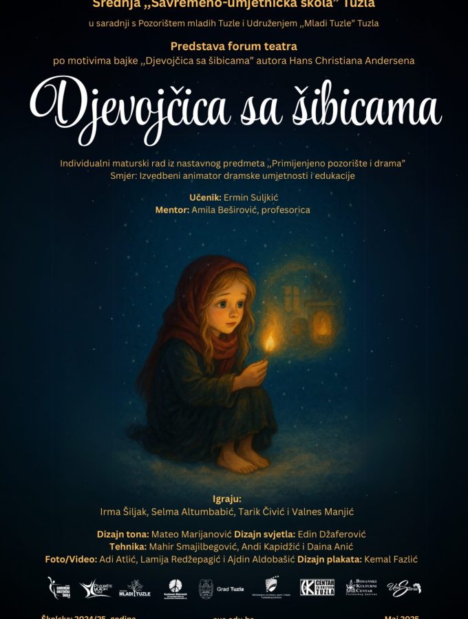 Djevojčica sa šibicama - Plakat